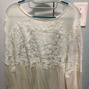 Calso Lace Blouse (White Ivory)